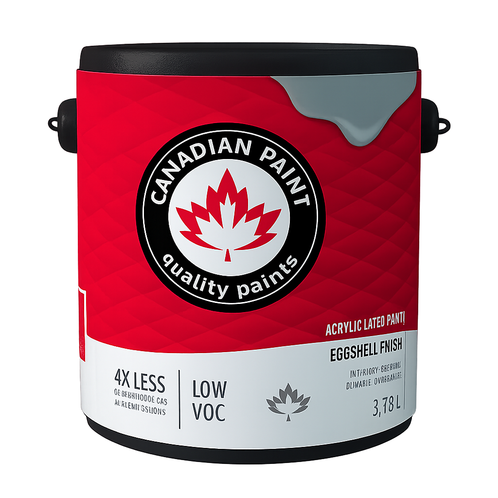 Canadian Paint — Acrylic Latex Eggshell Finish, 3.78 L